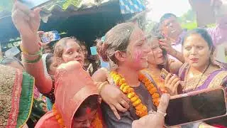 #viral मोनू भैया उर्फ खुशबू रानी ||के बर्थडे में मोनिका भाभी ||पहली बार केक#सोनी भोजपुरिया 555/🎂🧁🙏