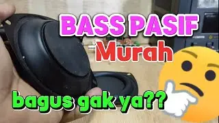 bass pasif radiator, pengganti lubang angin pada box speaker