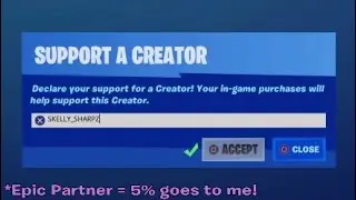 Fortnite Intro - Support A Creator Code... SKELLY_SHARPZ