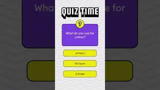 Very Easy Kids Quiz :) #quiz #kids #timer #children