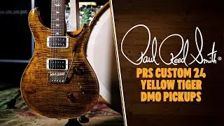 PRS Custom 24 Yellow Tiger Pattern Thin - DMO Pickups