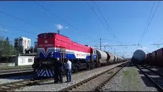 Obnovljena HŽ Dizel lokomotiva 2062 114 na bruto probi za Zagreb