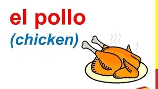 Spanish Lesson 46 - FISH and MEAT in Spanish Poultry Seafood Ham Food vocabulary