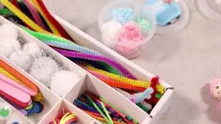 Unboxing the rainbow themed creative box