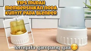 HILANG DALAM SEKEJAP⁉️TIPS MEMBERSIHKAN NODA KUNYIT PADA BLENDER MODAL RP 3.000‼️ZULAIKHA PRATIWI
