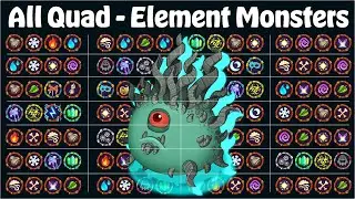 All New Quad-Element Monsters in My Singing Monsters