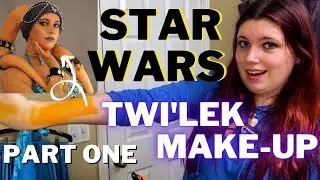 My Twi'lek Cosplay Make-up Part ONE: The Paint