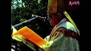 Groń JANA PAWŁA II. Msza Biskup Tadusz RAKOCZY  05-06-1993. (VHS 12)