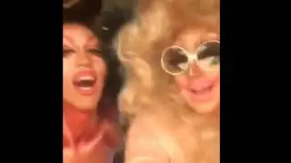 Trixie Mattel with Jujubee, Yara Sofia, Acid Betty, Milk, Vicky Vox and Kennedy Davenport