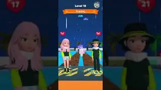 Catwalk Battle - Dress up!👱&zwj;♀️ Level 10 - Raining ⛈ Gameplay Walkthrough🍮 #catwalk #battle #dressup