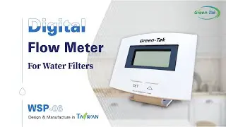 Green-Tak Digital LCD Flow Meter for Water Filters Change Notice