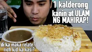 BGOONG AT ISANG KALDERONG KANIN MUKBANG | FILIPINO MUKBANG | collab with @bobby & rocky
