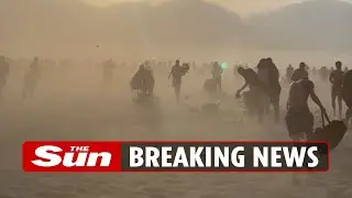100 SCARY Tsunami And Wave Moments Caught On Camera in 2022 Landslide Makes Influencer Run For lives