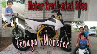 Motor trail mini 50cc I test drive motor mini trail 50cc I Review mini trail 50 cc