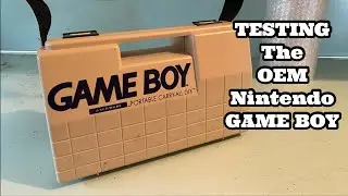 OG OEM Nintendo Game Boy Testing Review of a Forgotten Handheld Video Game System
