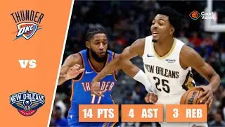 Isaiah Joe - 14 Points, 4 Assists, 3 Rebounds vs Pelicans - 2025-26 Regular Season