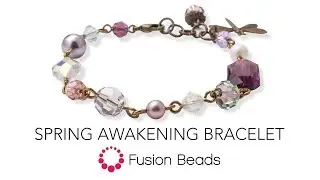 Watch how to make the Spring Awakening Bracelet by Fusion Beads
