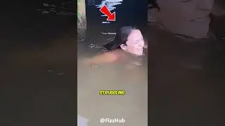 This Woman Got Pulled Into the Water by a Giant Fish