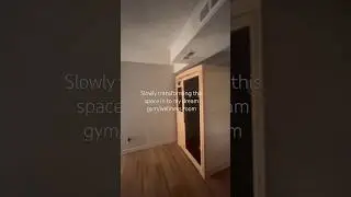 Dream home wellness space in the works! #diy #diyprojects #homegym #sauna #homeimprovement