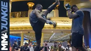 TUF 27 Finale: Israel Adesanya open workout