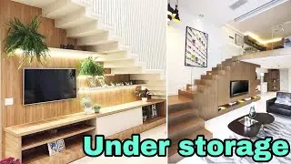 Under stair tv unit design | Modern Staircase design 2025 | TV unit under stairs | Home Decor ideas