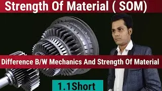 Strength Of Materials In Hindi | SOM lecture | Mechanical || Shorts