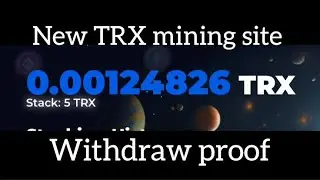 New TRX mining site today  new TRX mining site 2023