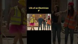 life of an electrician! #electrician #trades #funny #construction