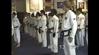 Black Belt Testing 1991 with Grandmaster Kwon, Jae Hwa