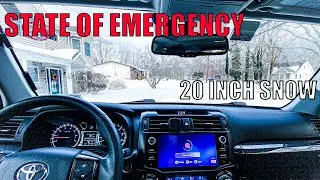 TOYOTA 4RUNNER POV - DANGEROUS SNOW CONDITIONS