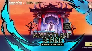 🔴 LIVE: FREEFRE  JUJUTSU KAIS&Euml;NX emote  ⛔ 50% OFF FIRST 2 SPINS MALEVOLENT SHRINE ARRIVAL ANIMATION