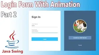 Java Swing UI Design - Login Form (Part 2)