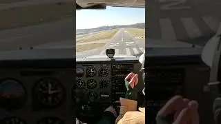 Flight Training Cessna 172 Landing #aviation #flying #privatepilot #flighttraining #cessna172