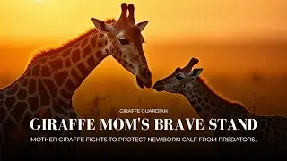 Giraffe Mom's Brave Stand | Newborn Giraffe vs Predators