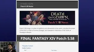 FFXIV: Patch 5.58 Patch Note Overview