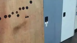 Mitsubishi 45CF-R Laser Far field burn test @ 10 feet
