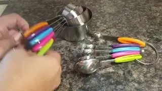 ShiRui Stainless Steel Measuring Cups and Spoons Set