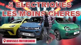 Salon de Bruxelles : LES 5 VOITURES ELECTRIQUES LES MOINS CHERES