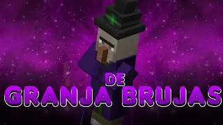 Granja de BRUJAS y REDSTONE Infinito MUY F&Aacute;CIL | Minecraft 1.18 Java