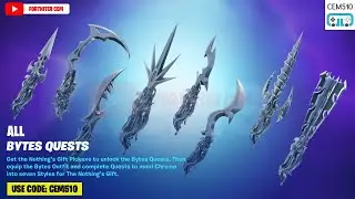 All Bytes Quests How To Complete Fortnite Bytes Quests (All Bytes Pickaxe Styles)