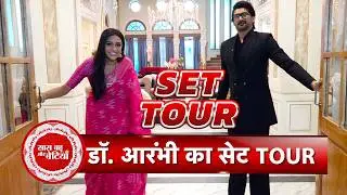 Aishwarya Khare & Aditya Redij welcomed us for an Exclusive Set Visit of Dr Aarambhi | SBB