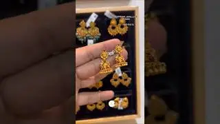 ✨😍 Wow trending gold lightweight 5 grams jhumka design#viralvedio#jumka#gold jewellerycollection