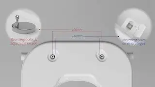 R&T FZ1030C Toilet Seat Riser for Elderly Care - Installation