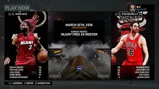 NBA 2K16 - Gameplay | PS4 - Chicago Bulls VS Miami Heat - March 11, 2016 [WIE]