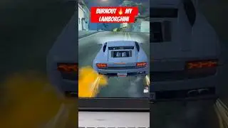 I BURNOUT TYRES OF 🔥 MY LAMBORGHINI IN GTA GAMEPLAY #1