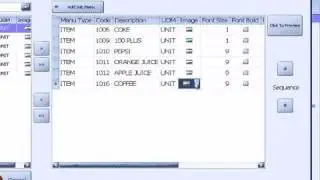 IRS FnB System - Menu Design