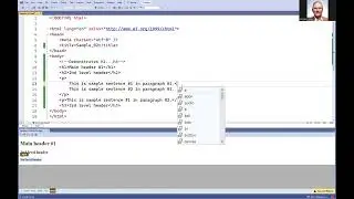 HTML text (h1...h6, p, br)