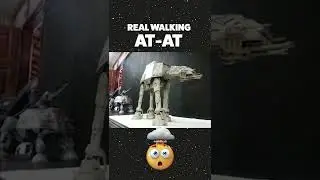 THIS GUY MADE A REALISTIC WALKING AT-AT! 😱 #shorts