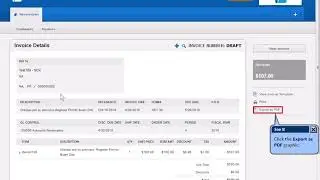 Export an Invoice to a PDF File