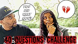 40 QUESTIONS CHALLENGE (She Lied to Me) | Q&A |TheRealTDFamily